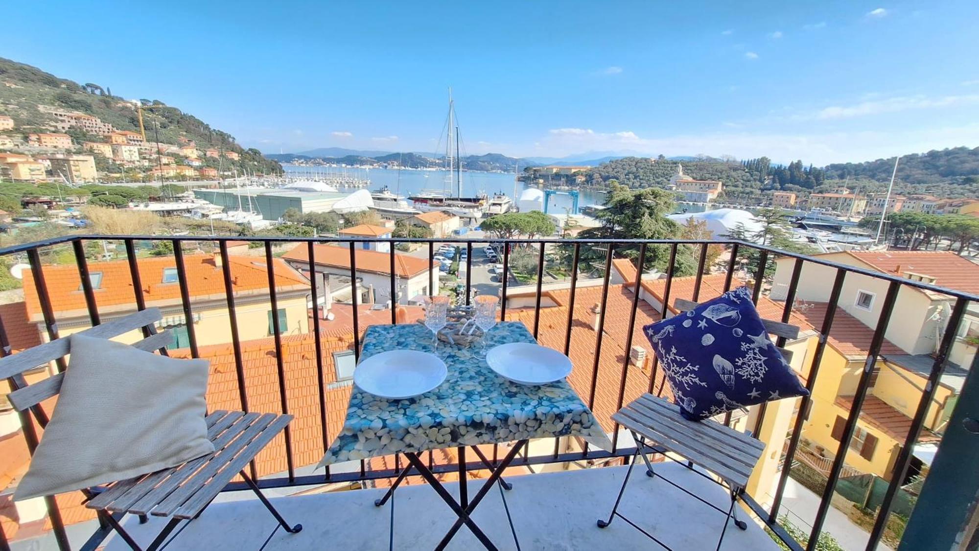 Appartamento Portovenere Con Vista Mare Porto Venere Exteriör bild